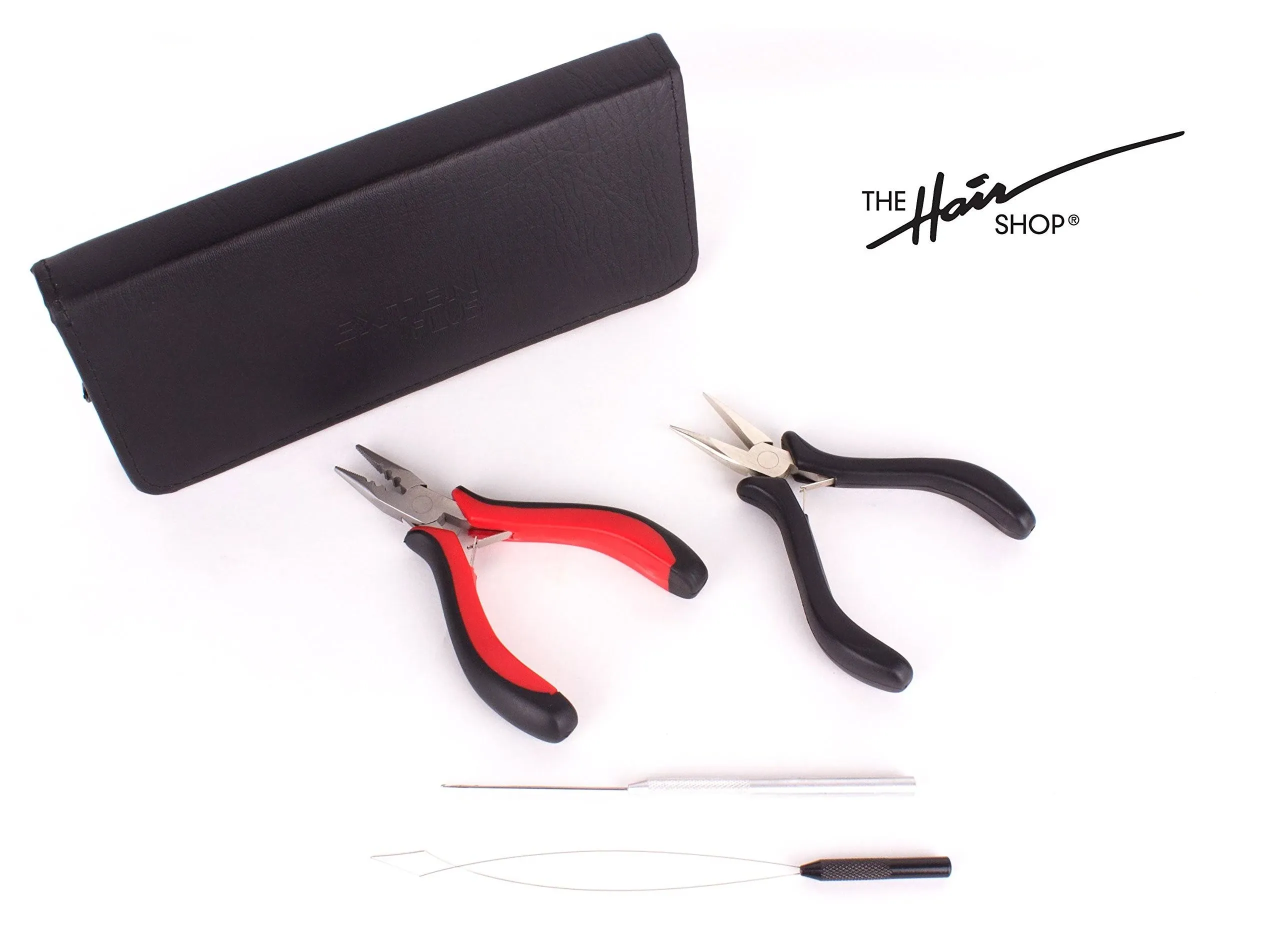 The Hair Shop Hair Extension All 5-in-1 Tool Kit for I-Tips, Beads, and Micro ...