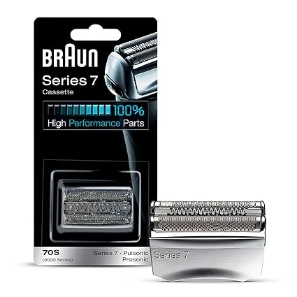 Braun 70s Series 7 Pulsonic 9000 Series Shaver Cassette Replacement Shaving Head