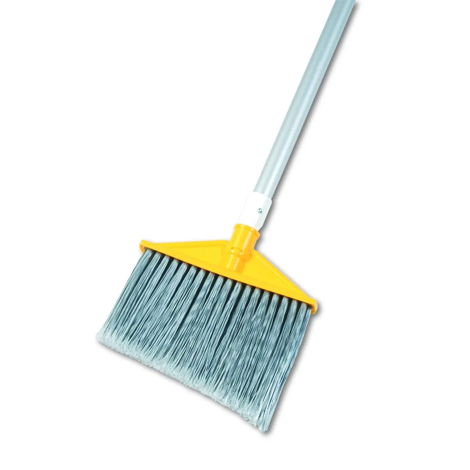 Rubbermaid Aluminum Handle Angle Broom, Gray