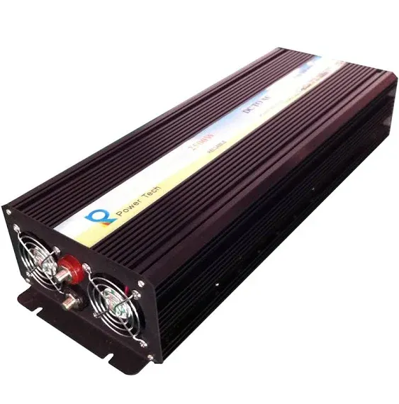 2500 Watt 12V DC to 110V 120V AC Power Inverter Pure Sine Wave Inverter Home ...