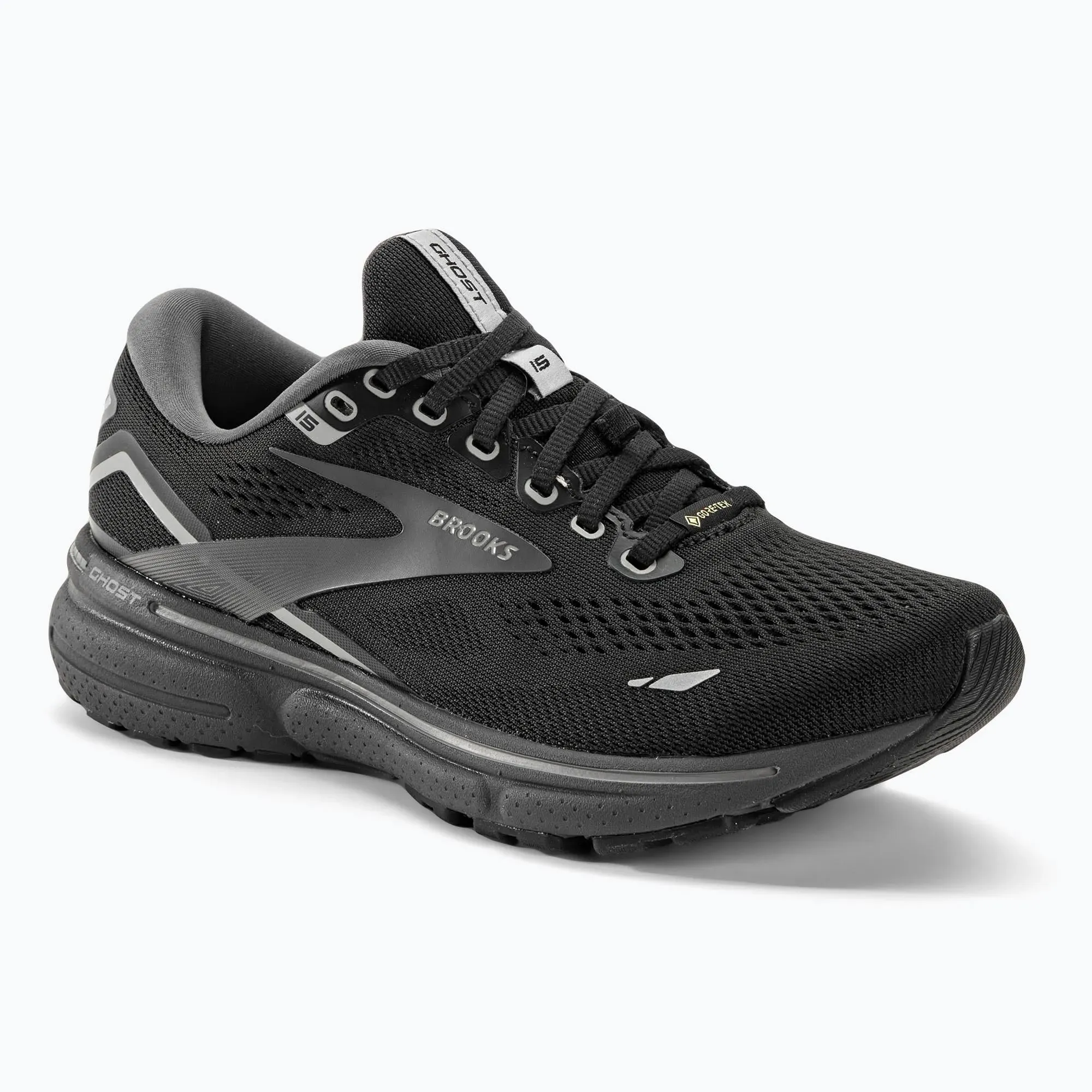 Brooks Ghost 15 GTX 6 , Black/Blackened Pearl/Alloy (Women's)