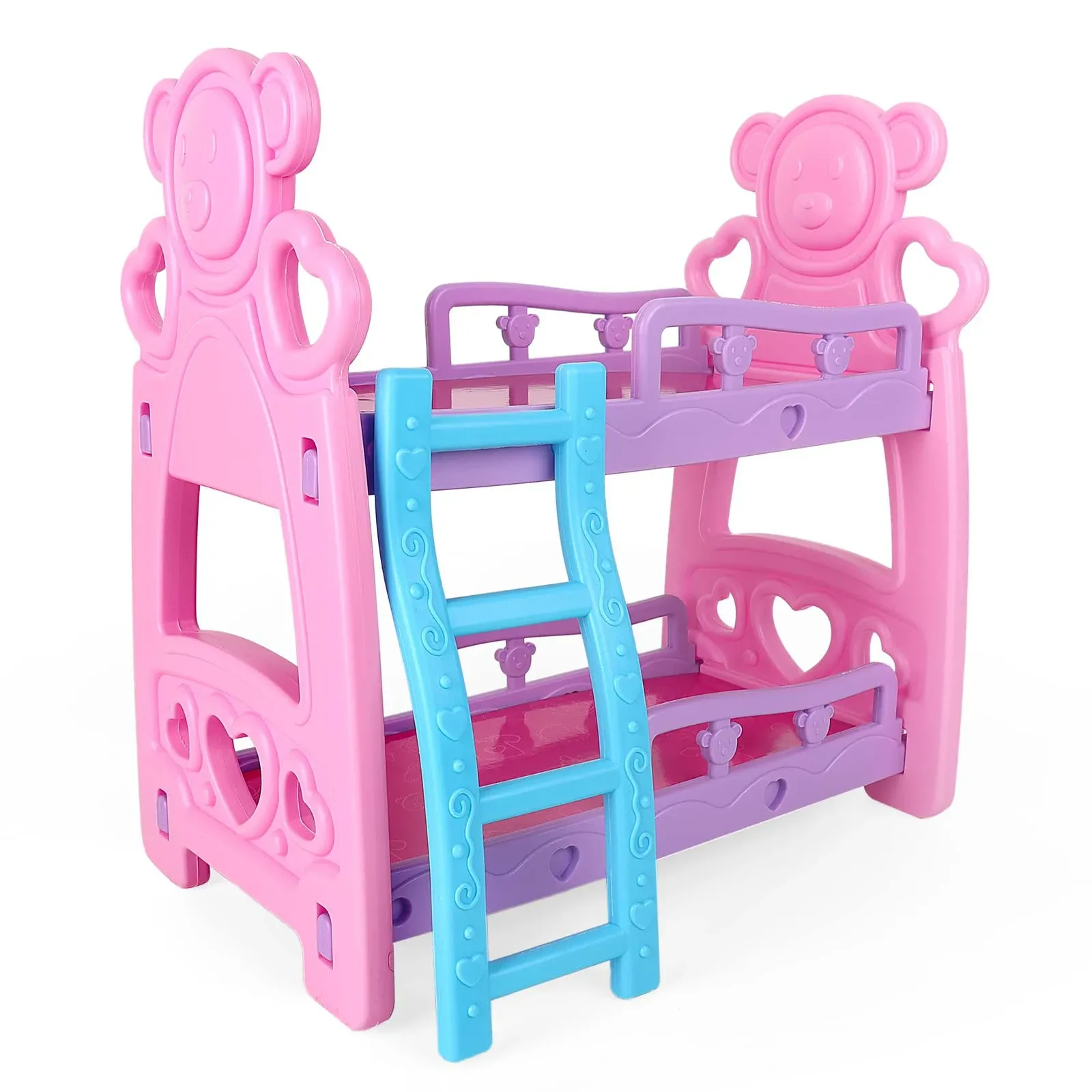 deAO Baby Doll Accessories Bunk Bed Doll Crib,Doll Furnitures Toy Bed Doll Crib ...