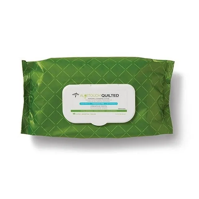 FitRight Aloe Quilted Heavyweight Personal Cleansing Cloth Wipes