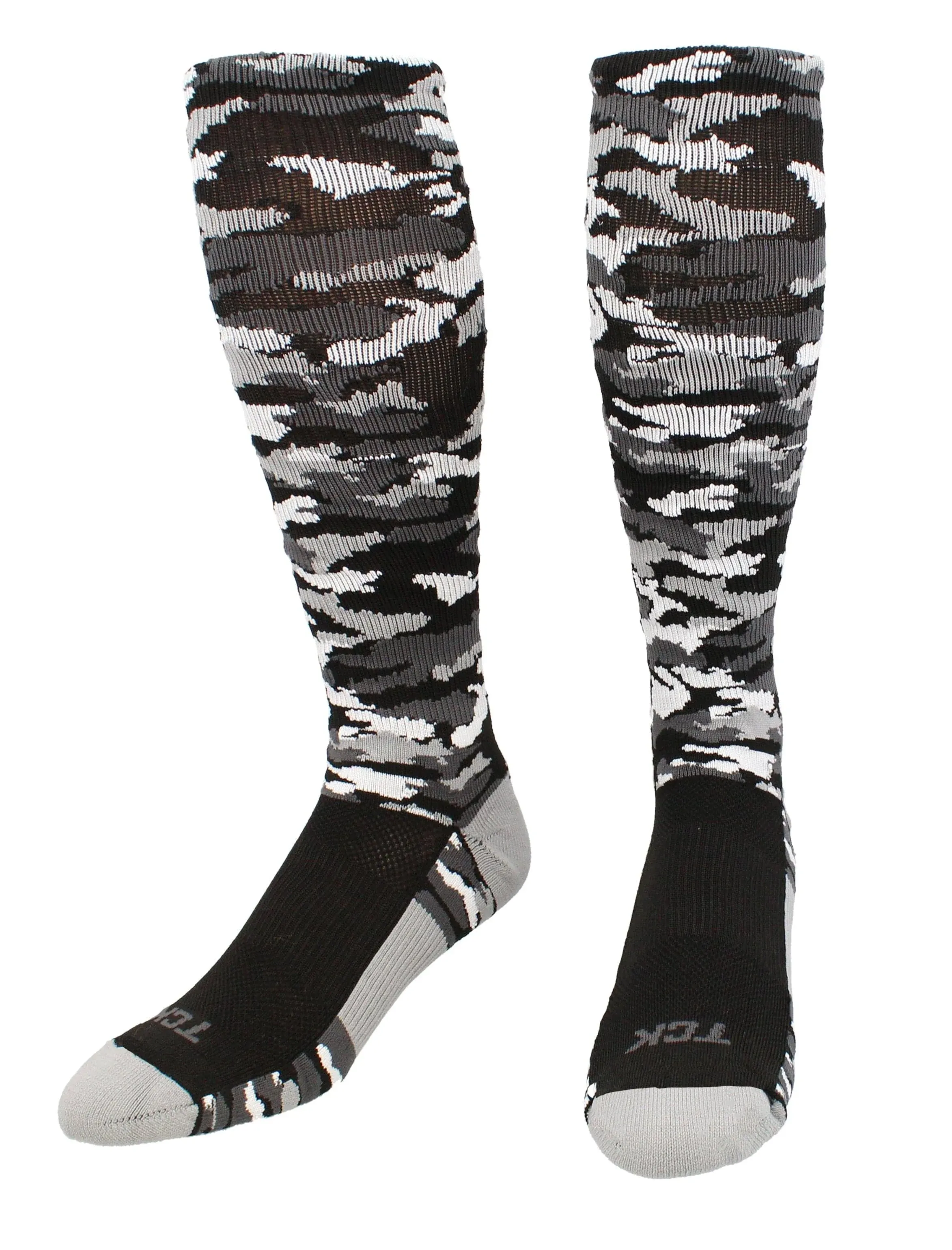 TCK Adult Sports Elite Performance Over The Calf Camo Socks