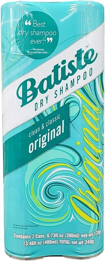 Batiste Dry Shampoo Twin Pack 13.46 Fl Oz, 13.46 Fluid Ounce