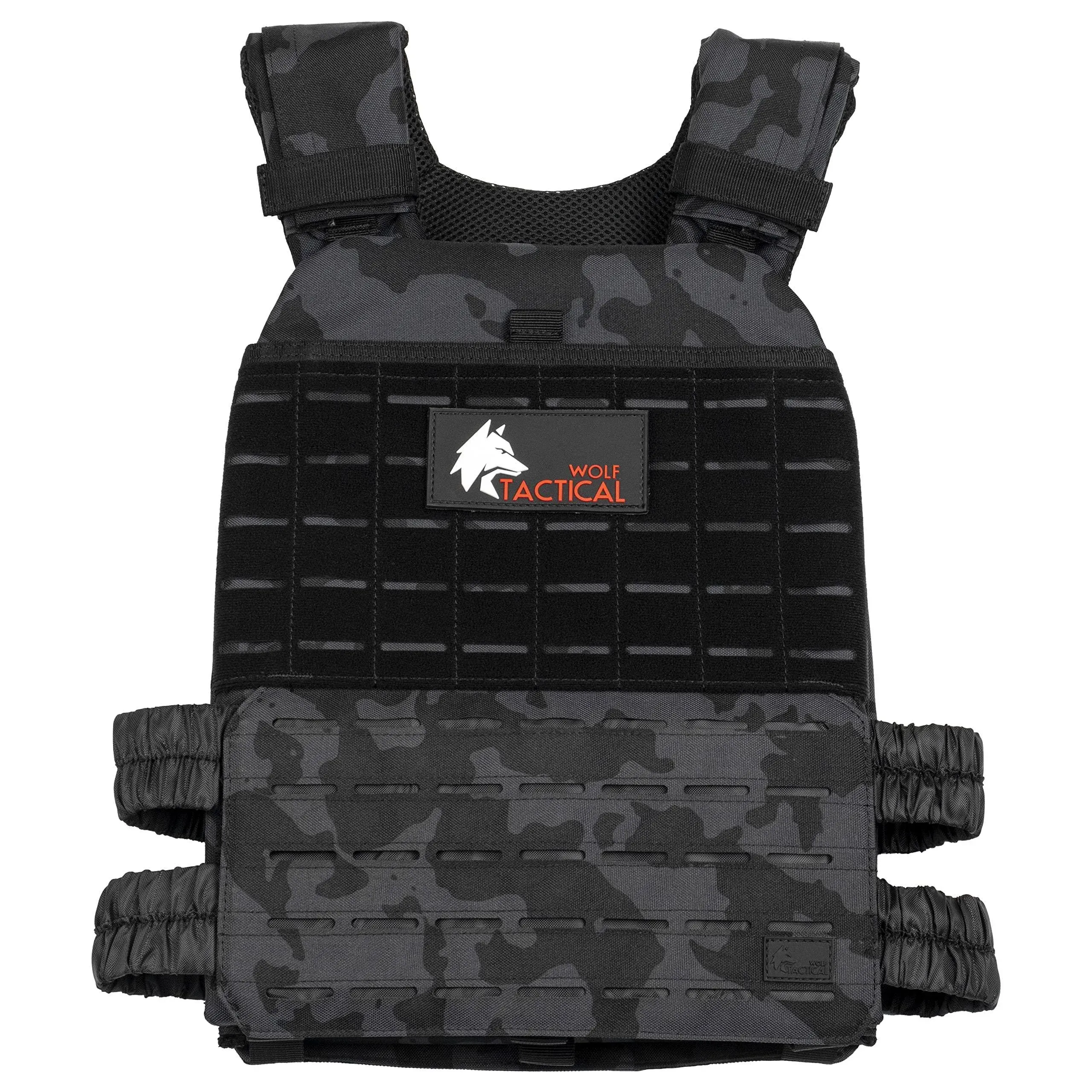 WOLF TACTICAL Adjustable Weighted Vest – WODs, Strength and Endurance Trai