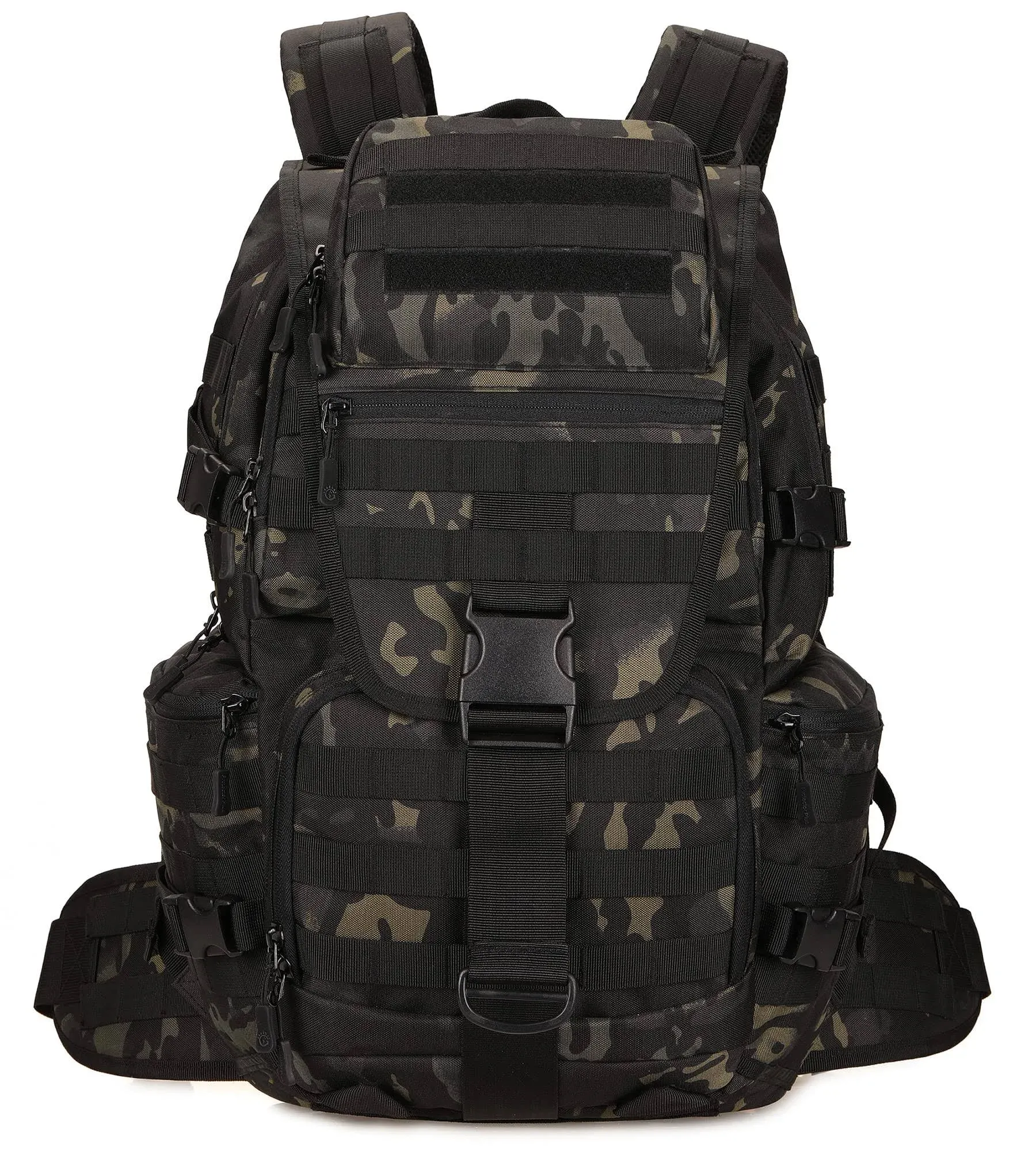 KXBUNQD 50L Military Tactical Backpack Hiking Waterproof Backpack Large Military ...