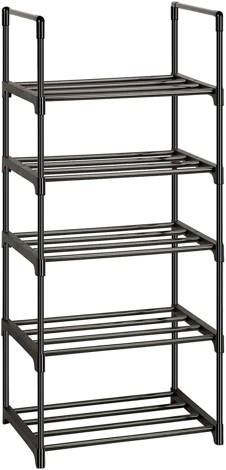 OYREL Sturdy Metal Narrow Shoe Rack Organizer for Closets