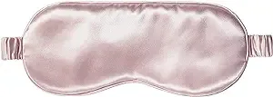 Slip Pure Silk Soft Sleep Mask with Elastic Band, Reusable, Pink