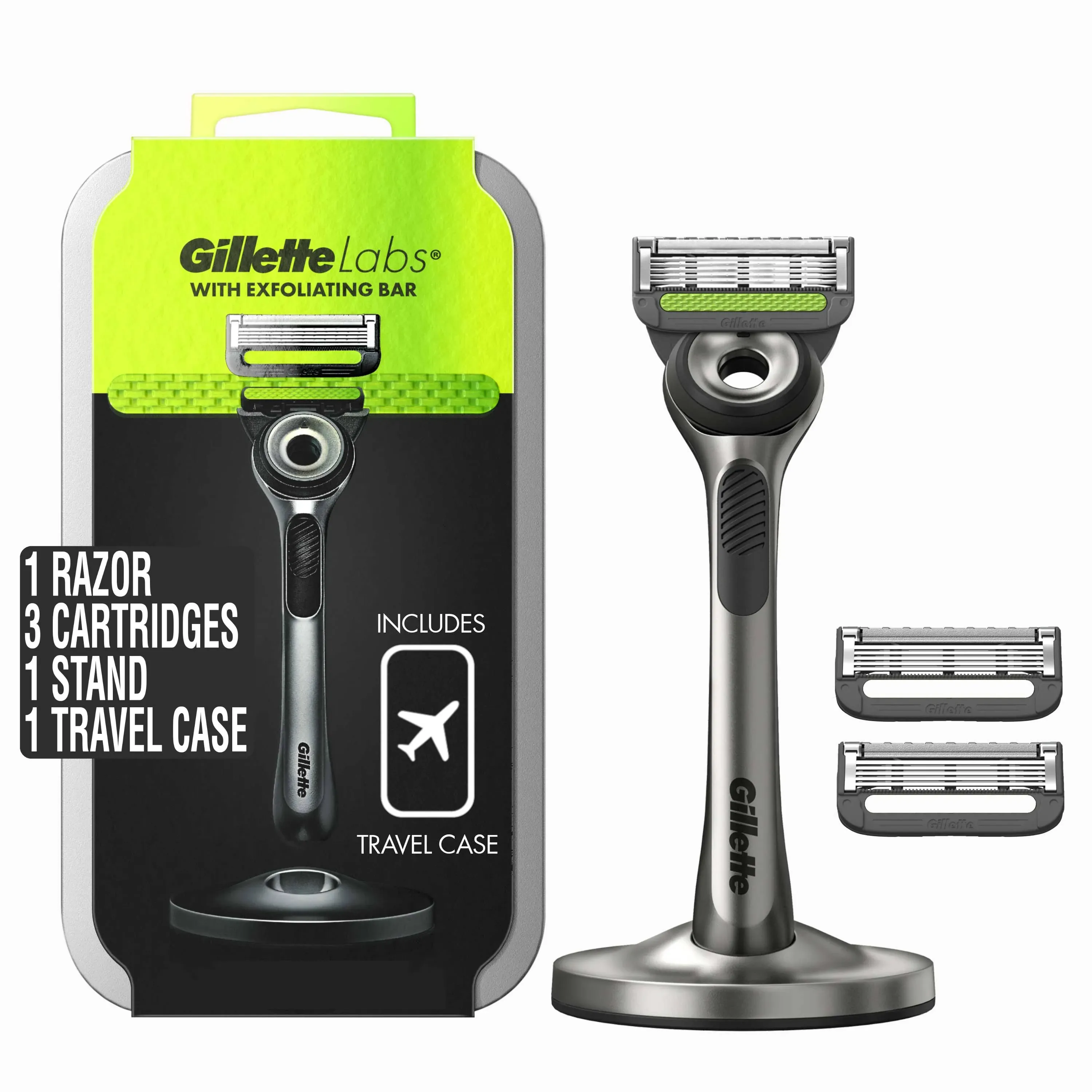 Gillette Razor with Exfoliating Bar Men