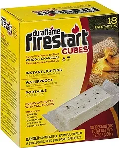 duraflame Firestart CUBES Firelighters, 18 pack