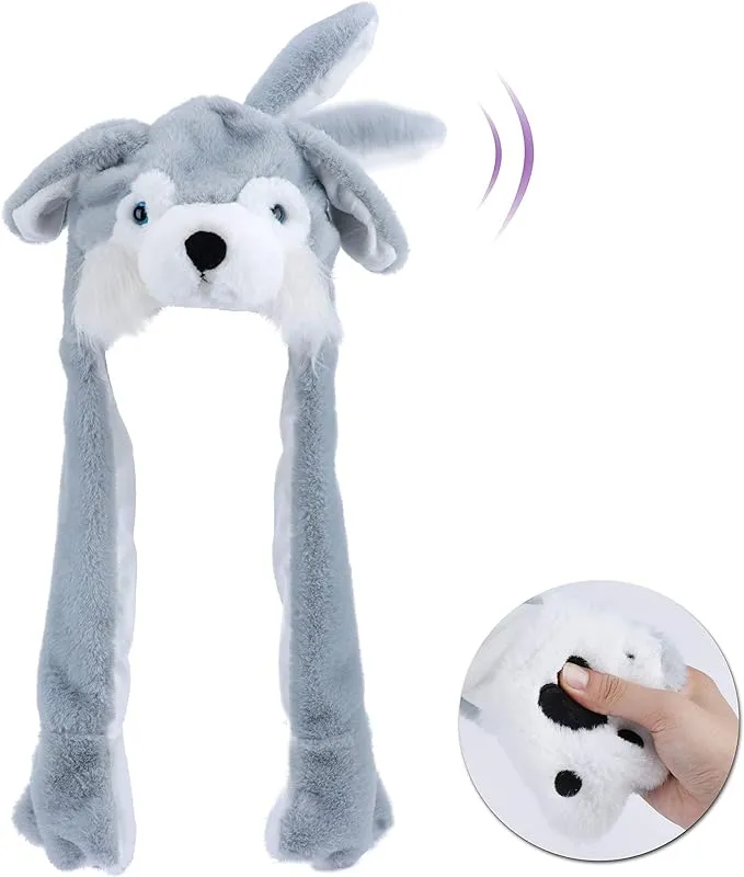 Cute Bunny Ears Bunny Hat   Moving Airbag Rabbit Cap With Soft Jumping Action   Funny Cartoon Kawaii Plush Toy Gift For Adults And Kids 220611 From Kai08, $7.59 | DHgate.Com