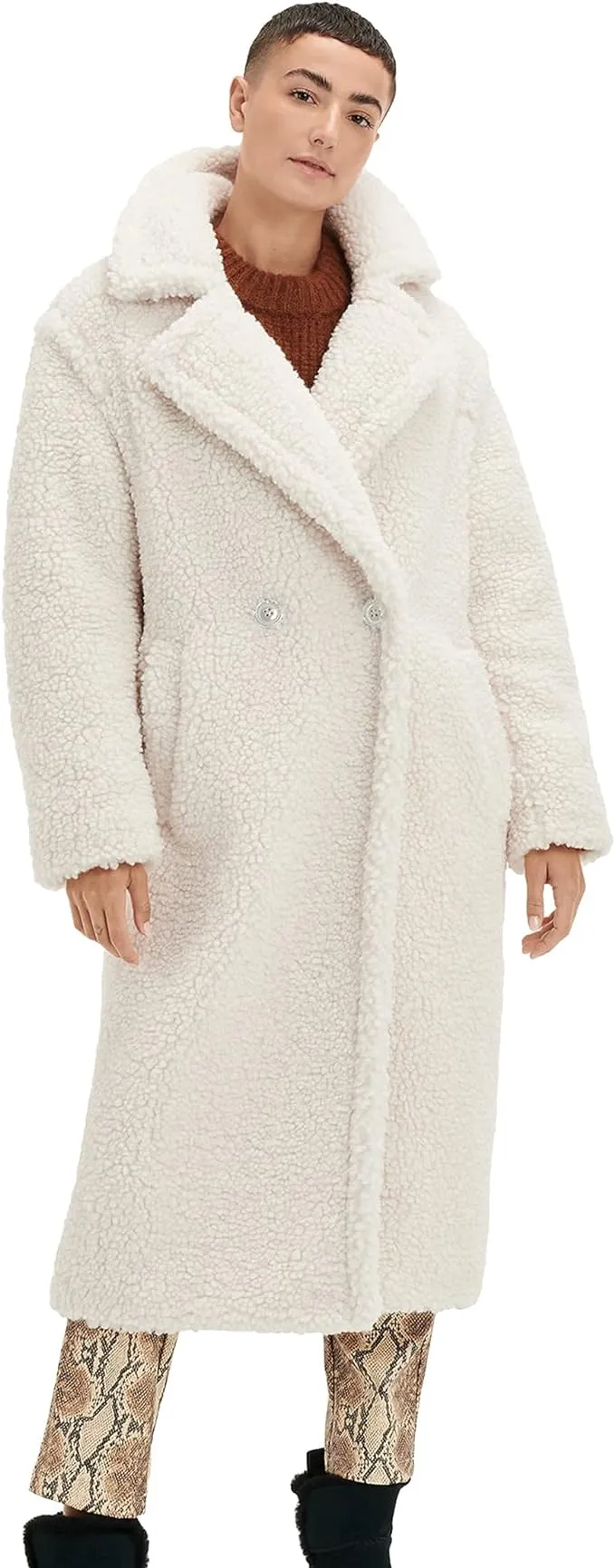 Ugg Teddy Gertrude' Coat - White