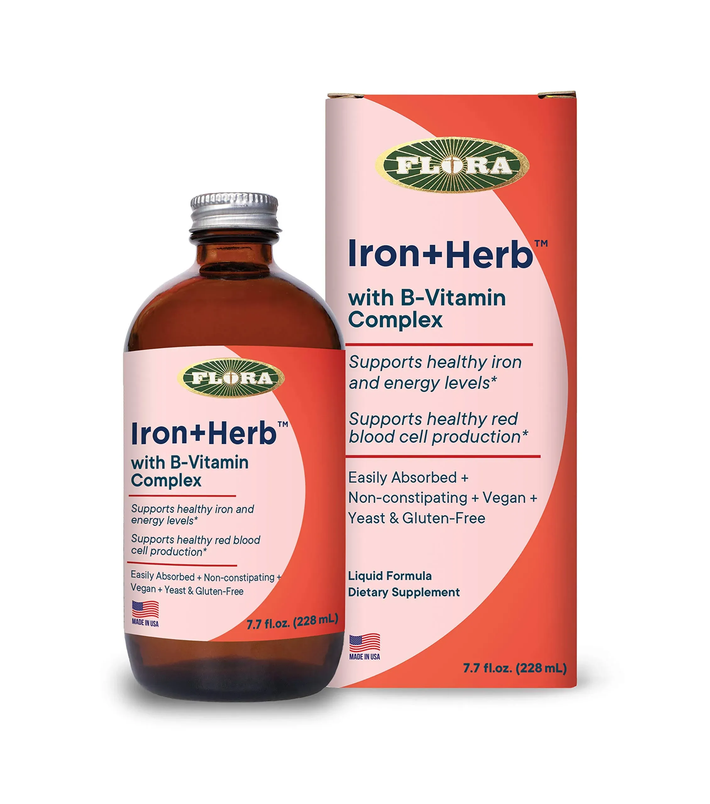 Iron + Herb With Vitamin B 7.7 By Flora