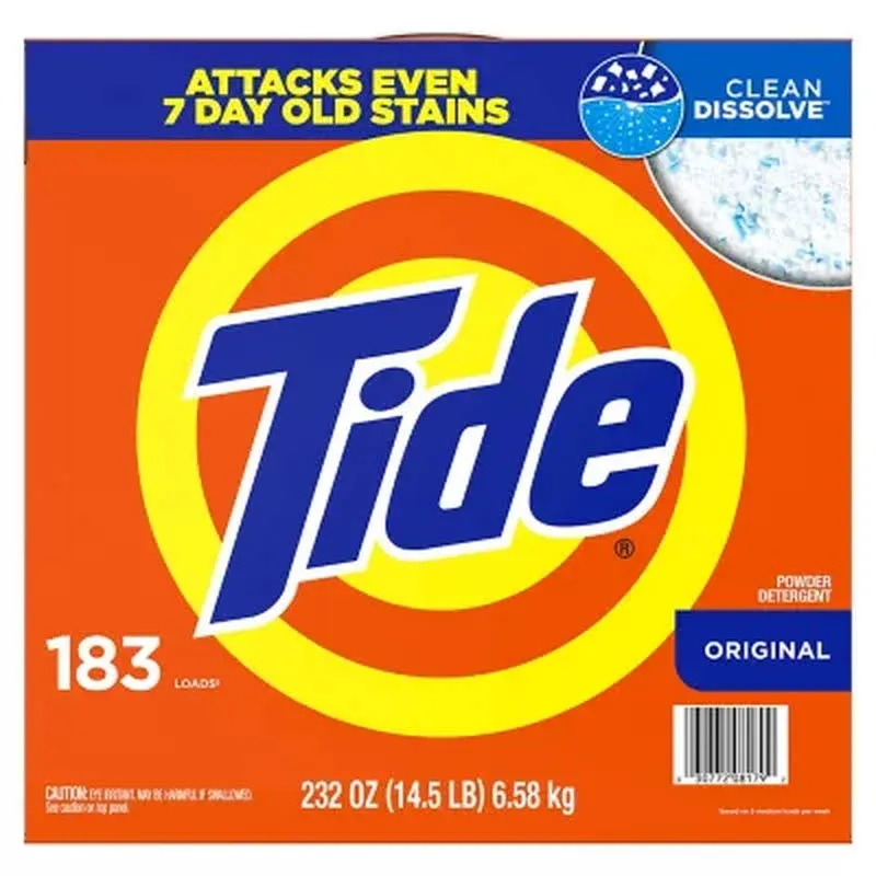 Tide HE Ultra Powder Laundry Detergent, Original (232 Oz., 183 Loads)