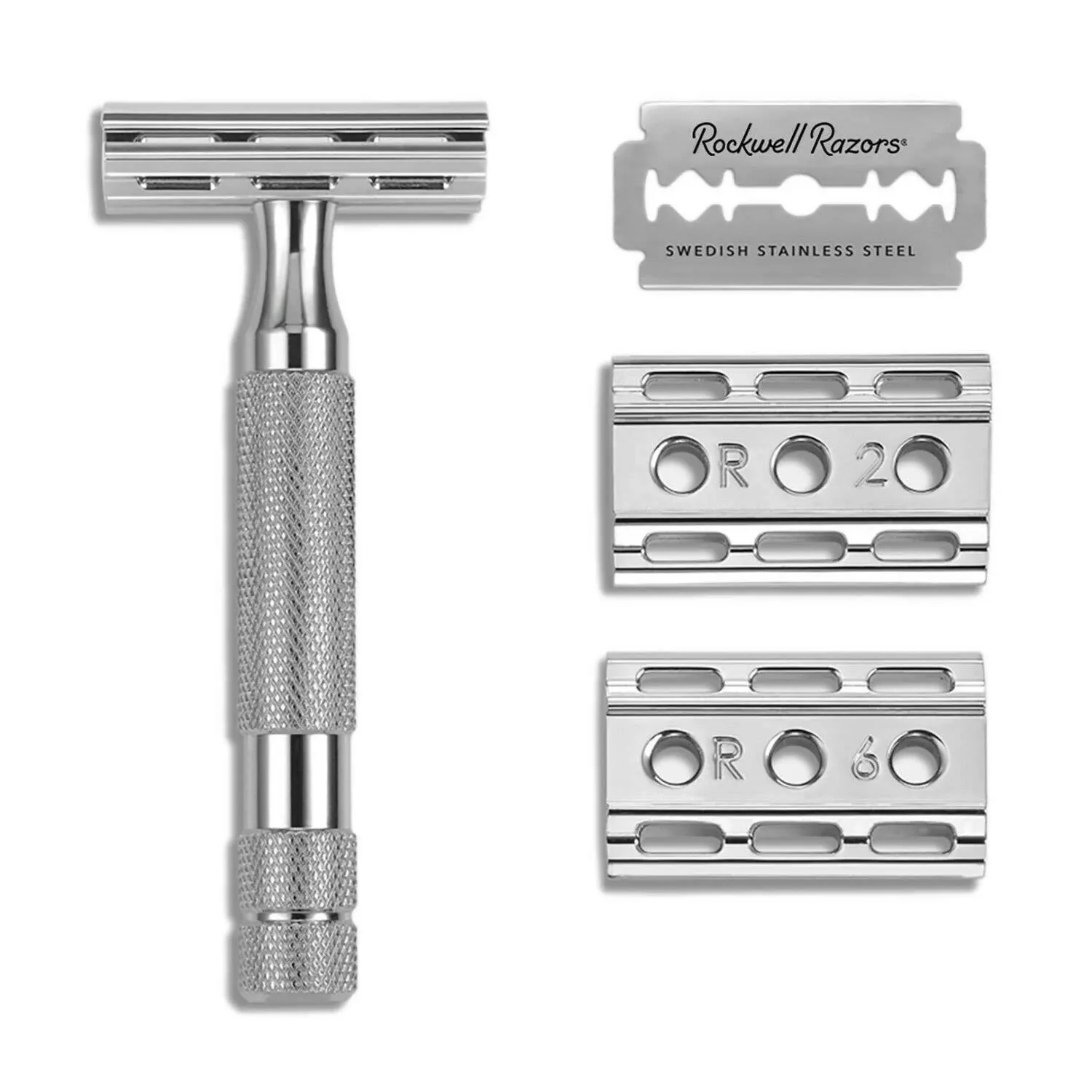 Rockwell Razors 6S Adjustable Stainless Steel Safety Razor