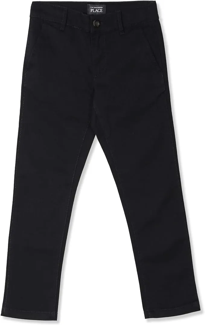 Boys Uniform Stretch Skinny Chino Pants - Hamptonred