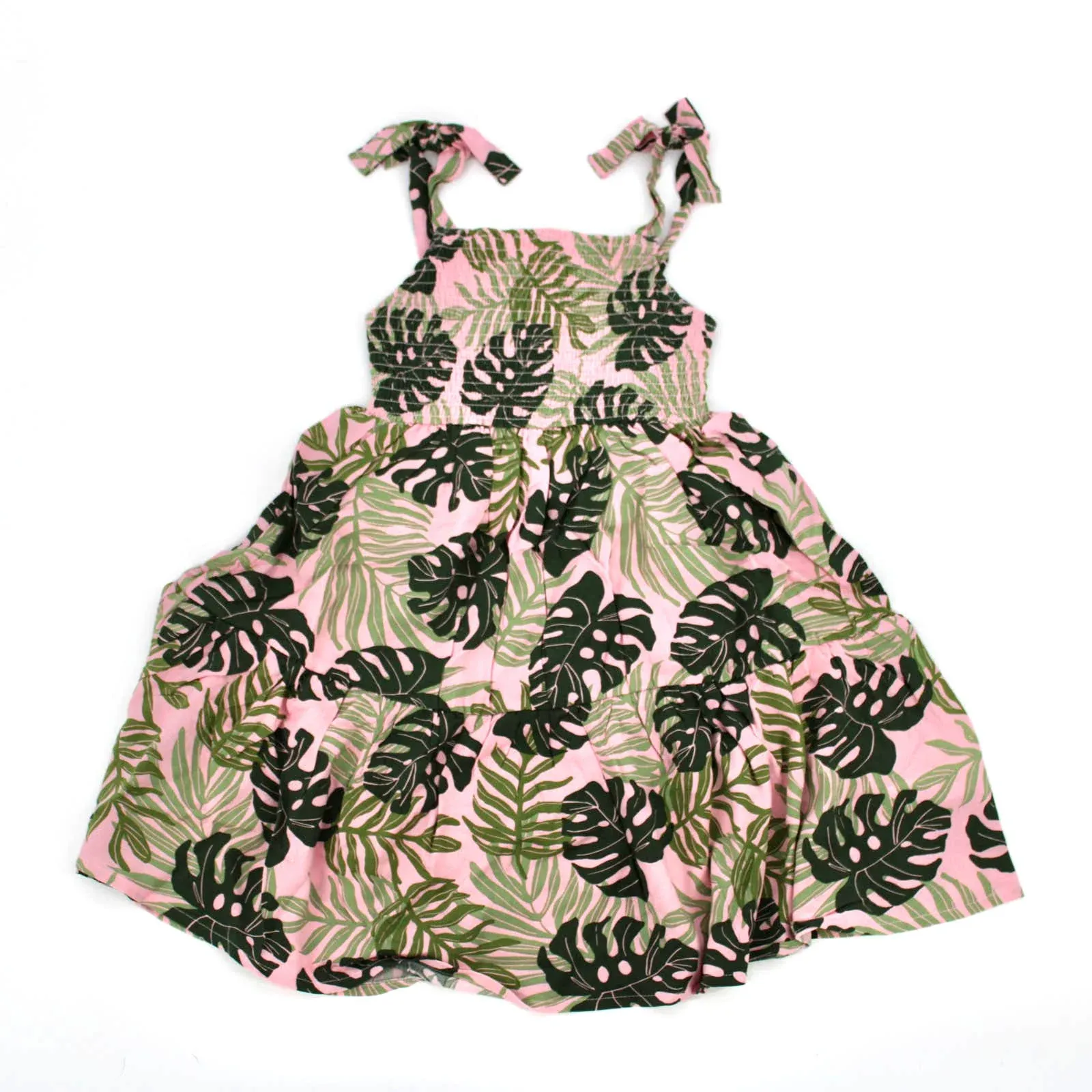 The Children's Place Baby Girls Matching Family Tropical Tiered Dress