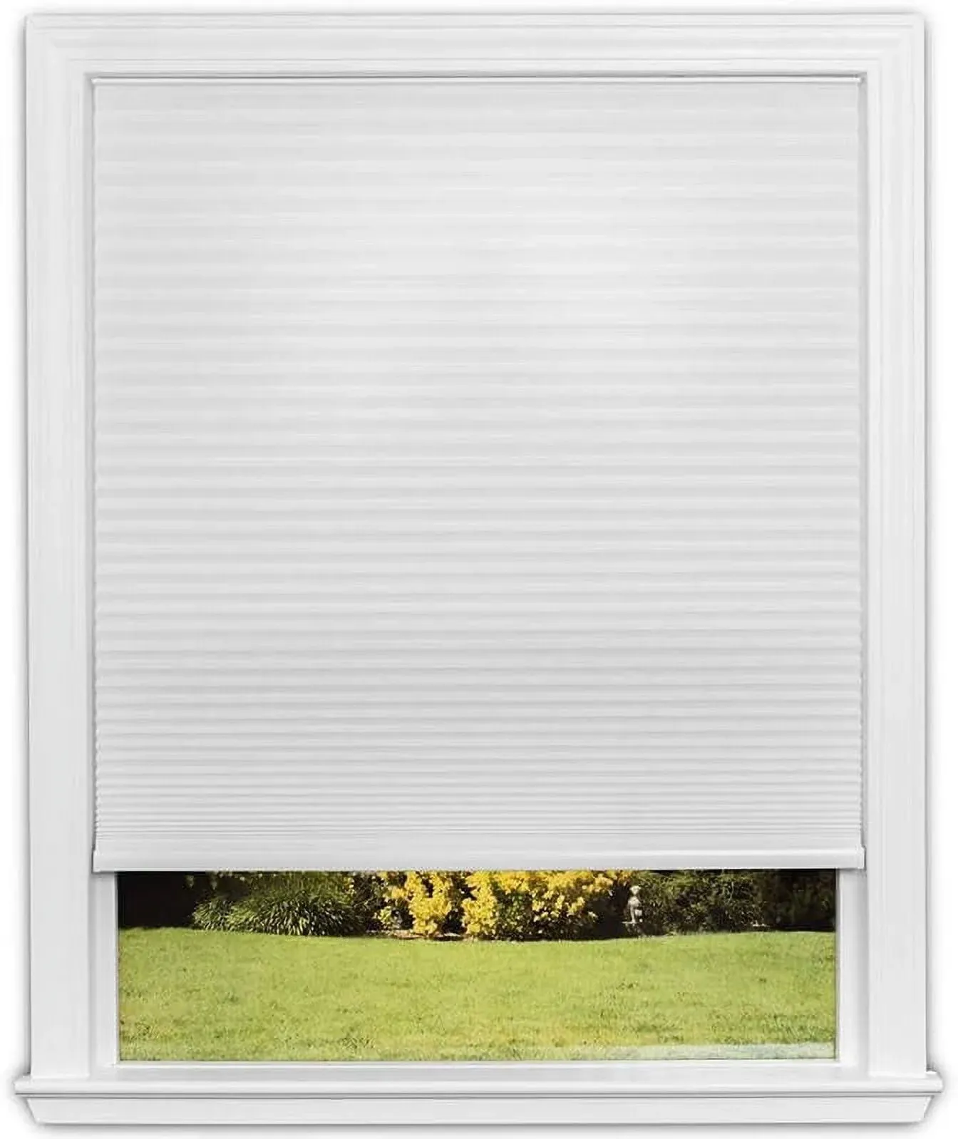 Redi Shade Easy Lift Trim-at-Home 36-in White Light Filtering Cordless Cellular Shade | 3511151