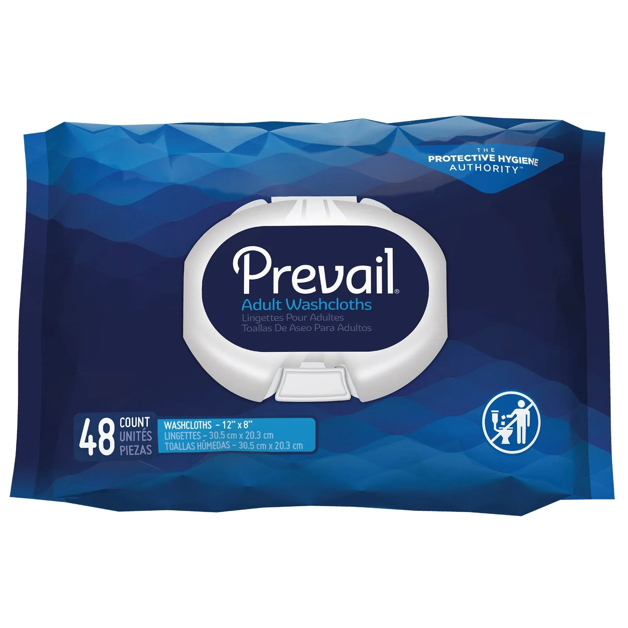 Prevail Personal Cleansing Wipe 8 x 12" WW-715 6 Wipes