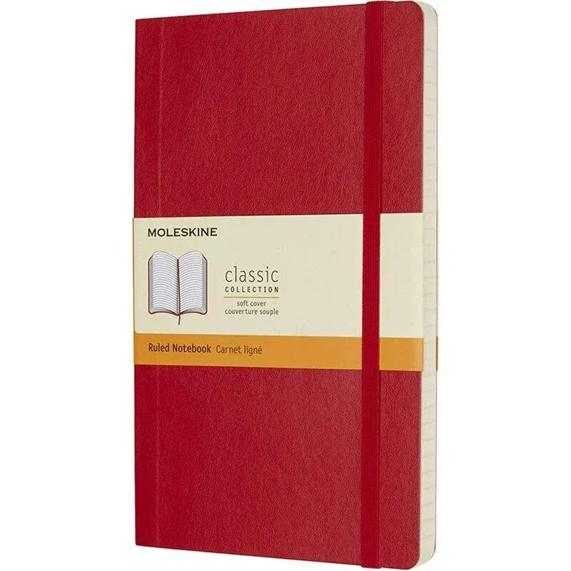 Moleskine Soft Cover Notebook - Red