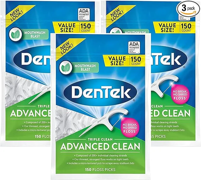 DenTek Triple Clean Advanced Clean Floss Picks