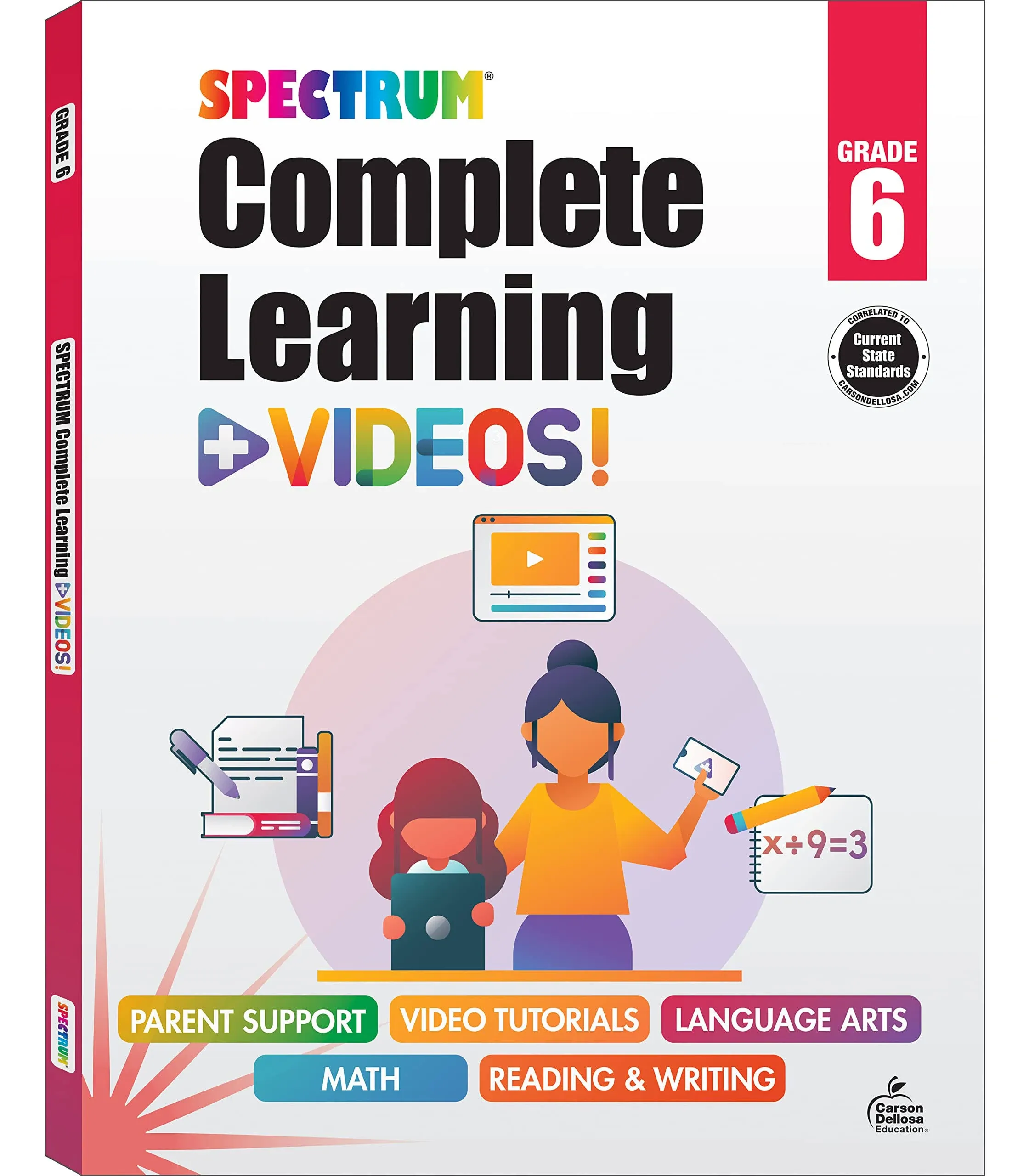 Spectrum Complete Learning + Videos Workbook: Volume 70