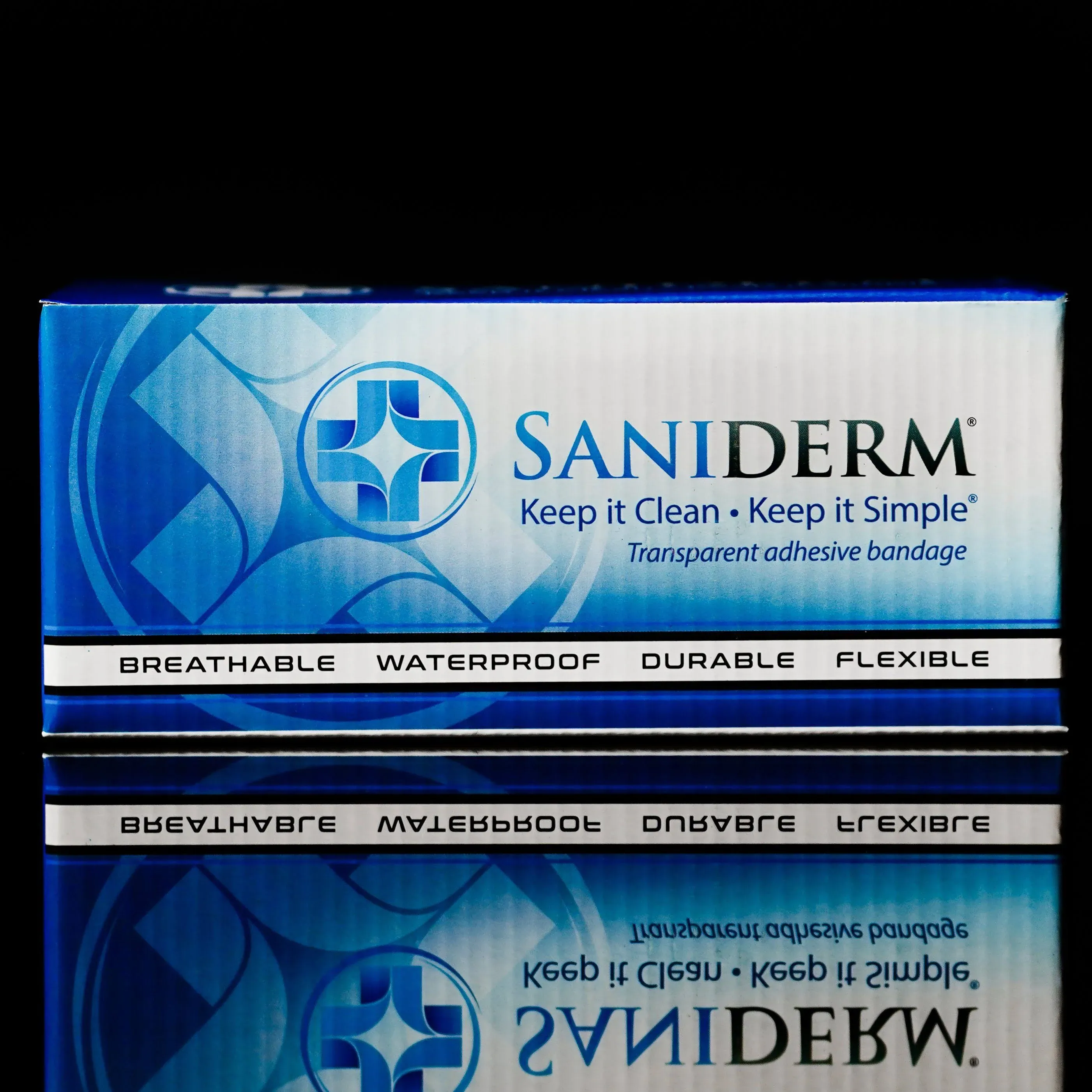 Saniderm Tattoo Care Bandage, 1 Roll 6in x 8yd Sheet, Faster Tattoo Healing and Skin Care Protection for Your Tattoo Recovery, Transparent Waterproof Latex-Free Tattoo Aftercare Wrap