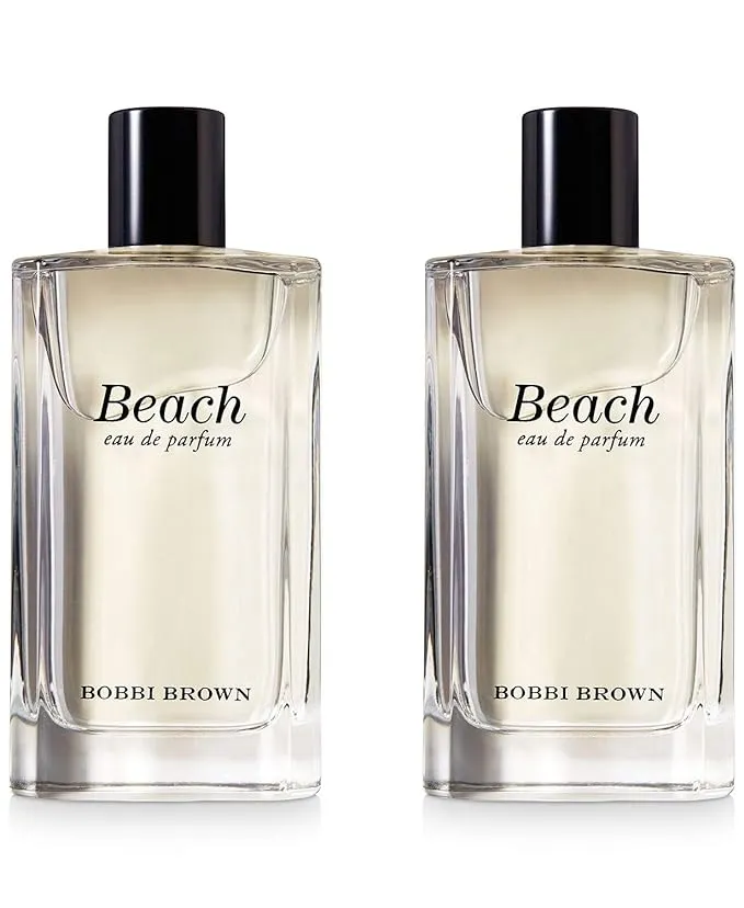 Bobbi Brown Beach Womens Perfume Sunny Days Beach Eau de Parfum Set Includes 2 Full Size Bottles (2 X 1.7 Ounce) Plus Long-Wear Cream Shadow Stick in Vanilla