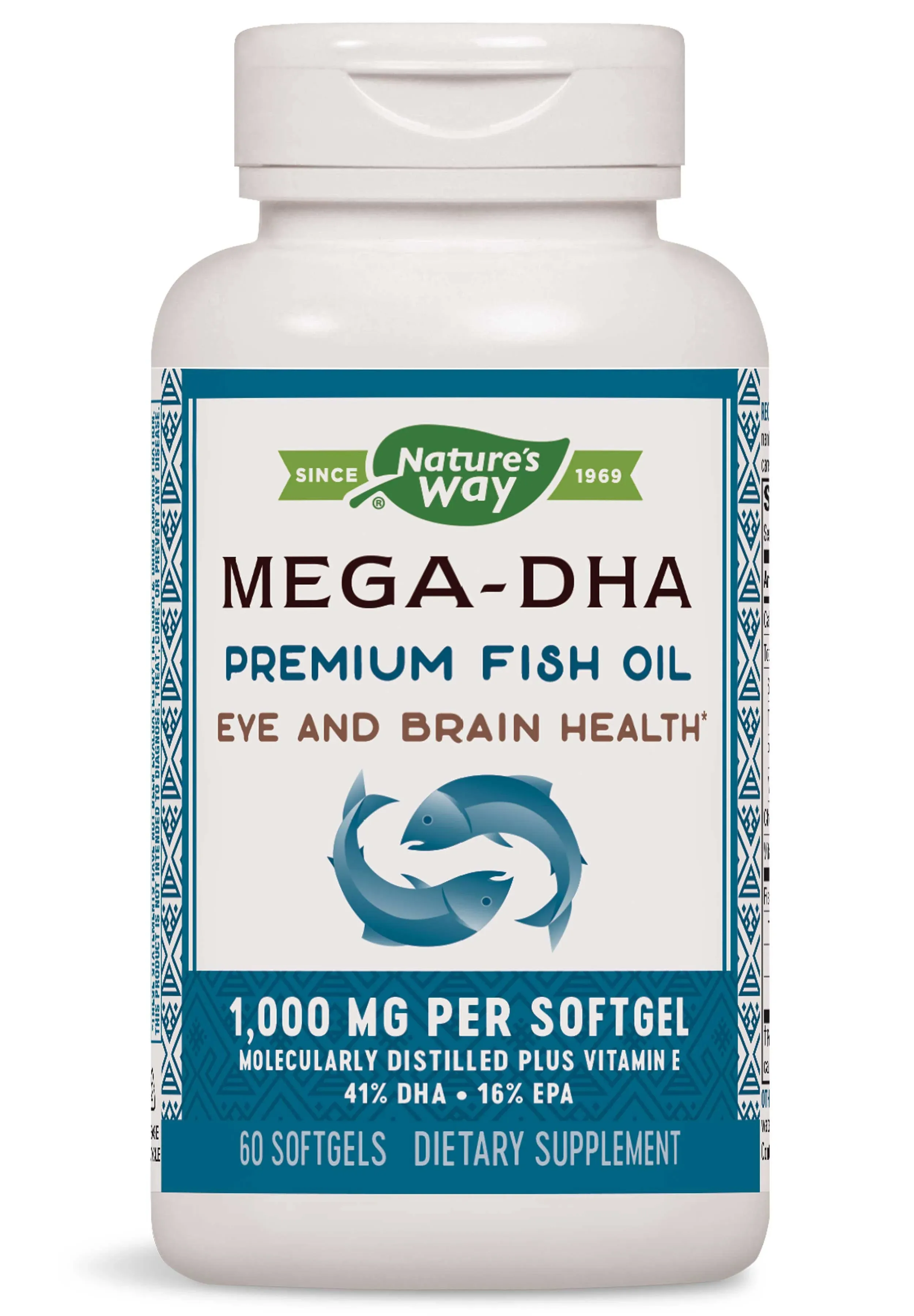 Nature's Way - Mega-DHA - 60 Softgels