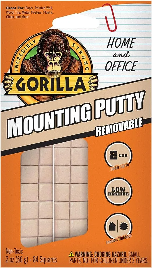 Gorilla Mounting Putty - 2 oz