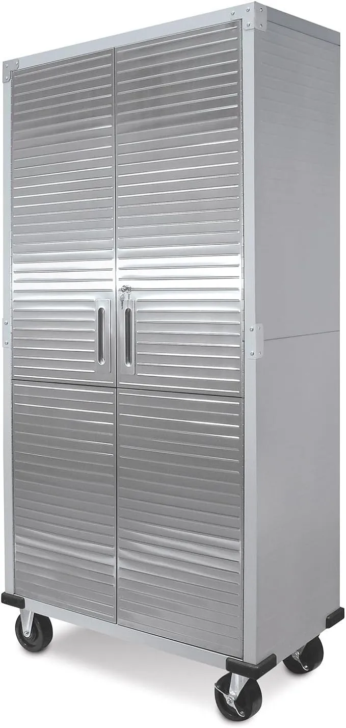 UltraHD Tall Storage Cabinet - Stainless Steel 2 Pack