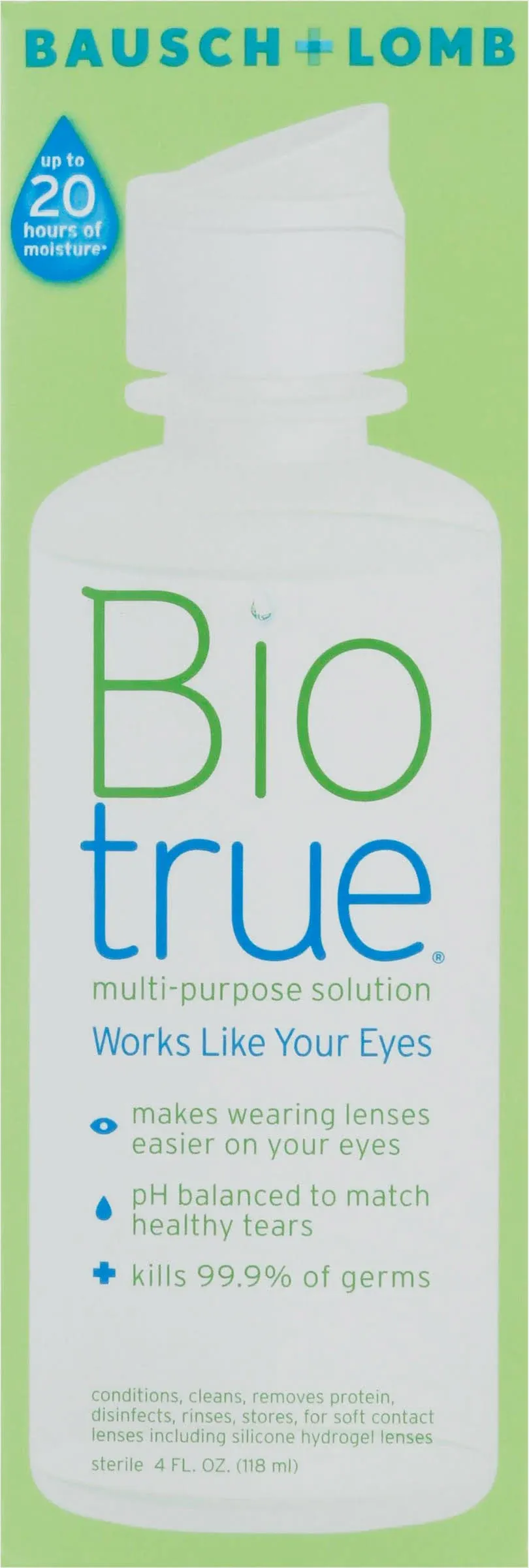 Bausch & Lomb Biotrue Multi-Purpose Solution - 4 oz bottle