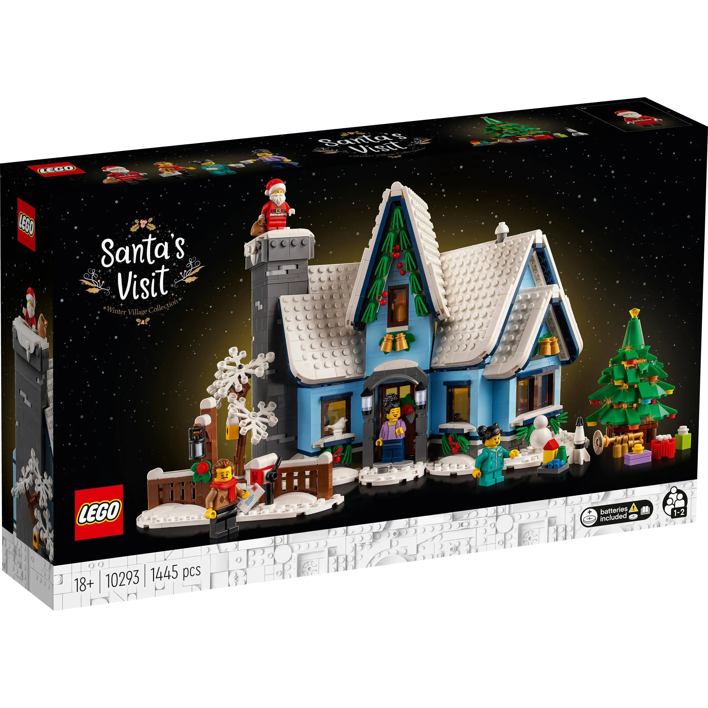 BRIKSMAX Led Lighting Kit for Creator Santa's Visit - Compatible with Lego 10293 Building Blocks Model- Not Include The Lego Set