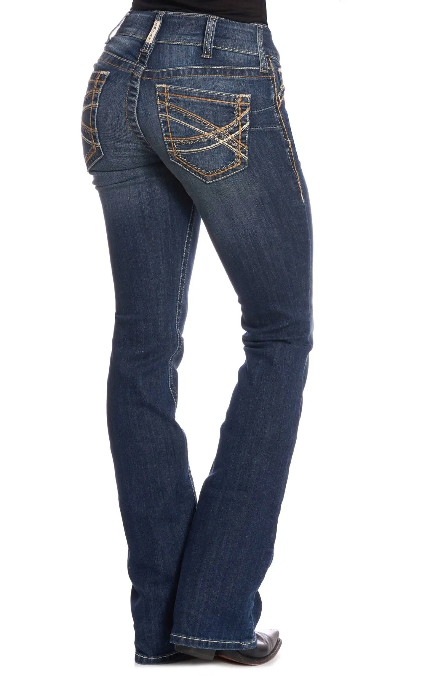 Women's REAL MR Bootcut - Entwined Festival Blue