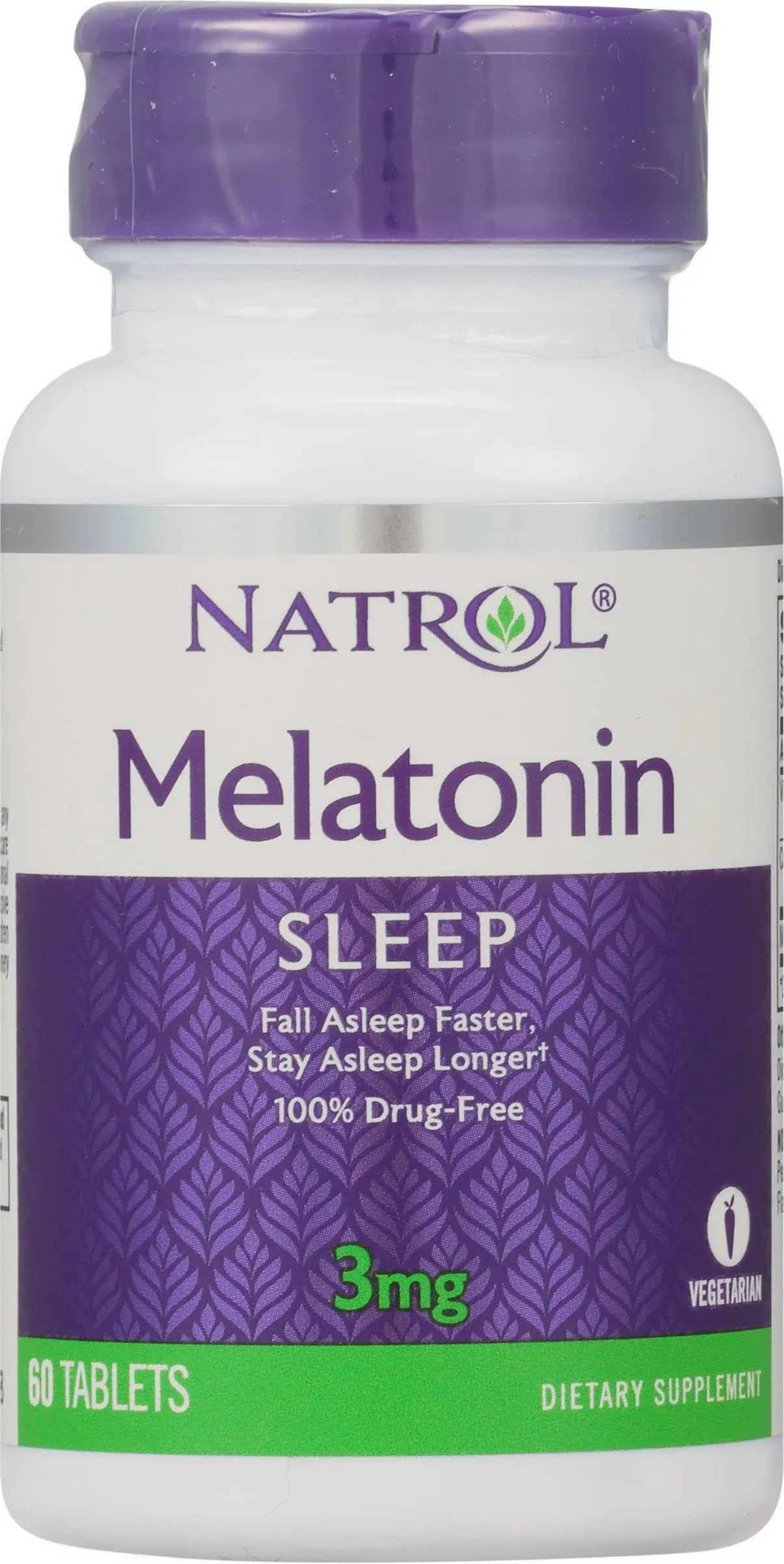 Natrol Melatonin for Sleep, 3mg, 60 Tablets