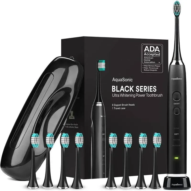 Aquasonic Black Series Ultra Whitening Toothbrush