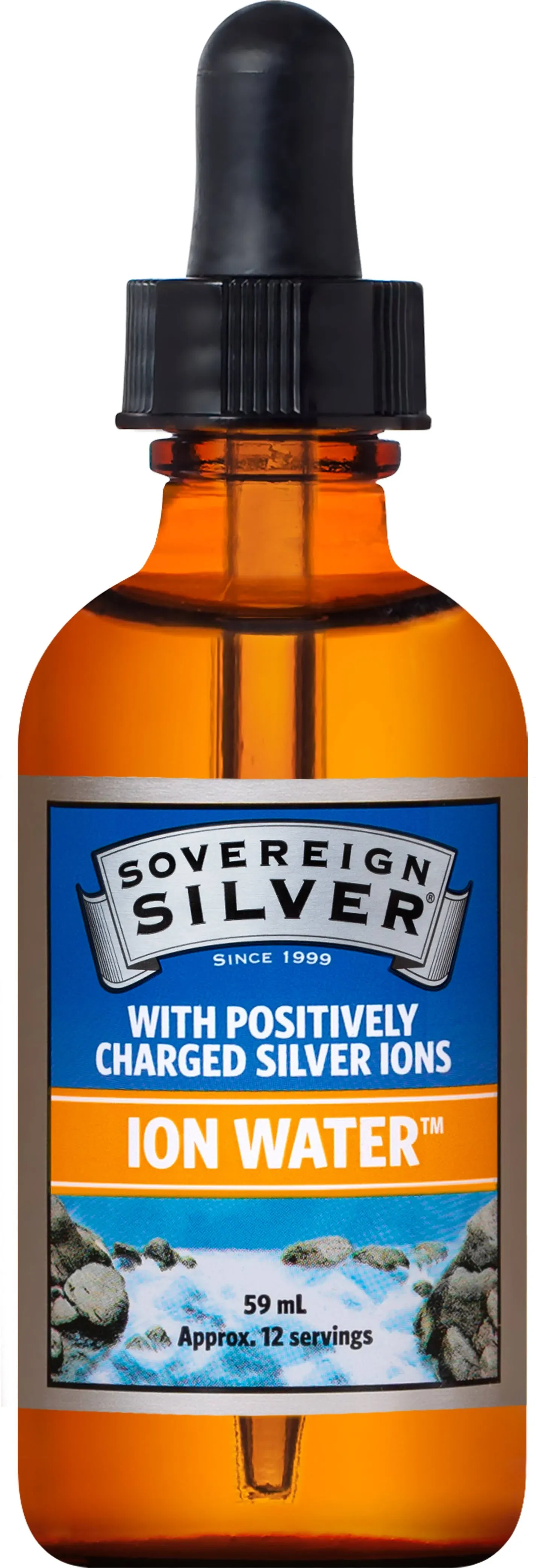 Sovereign Silver Bio-Active Silver Hydrosol Dropper-Top, Daily + Immune Support, 10 PPM, 2 fl oz (59 ml), Dietary Supplements