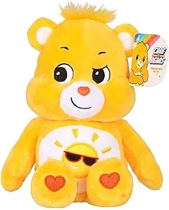 Care Bears 9" Fun Size Plush - Funshine Bear - Yellow Plushie for Ages 4+ – Stuffed Animal, Super Soft and Cuddly – Good for Girls and Boys, Employees, Collectors, Great Valentines Day Gift For Kids