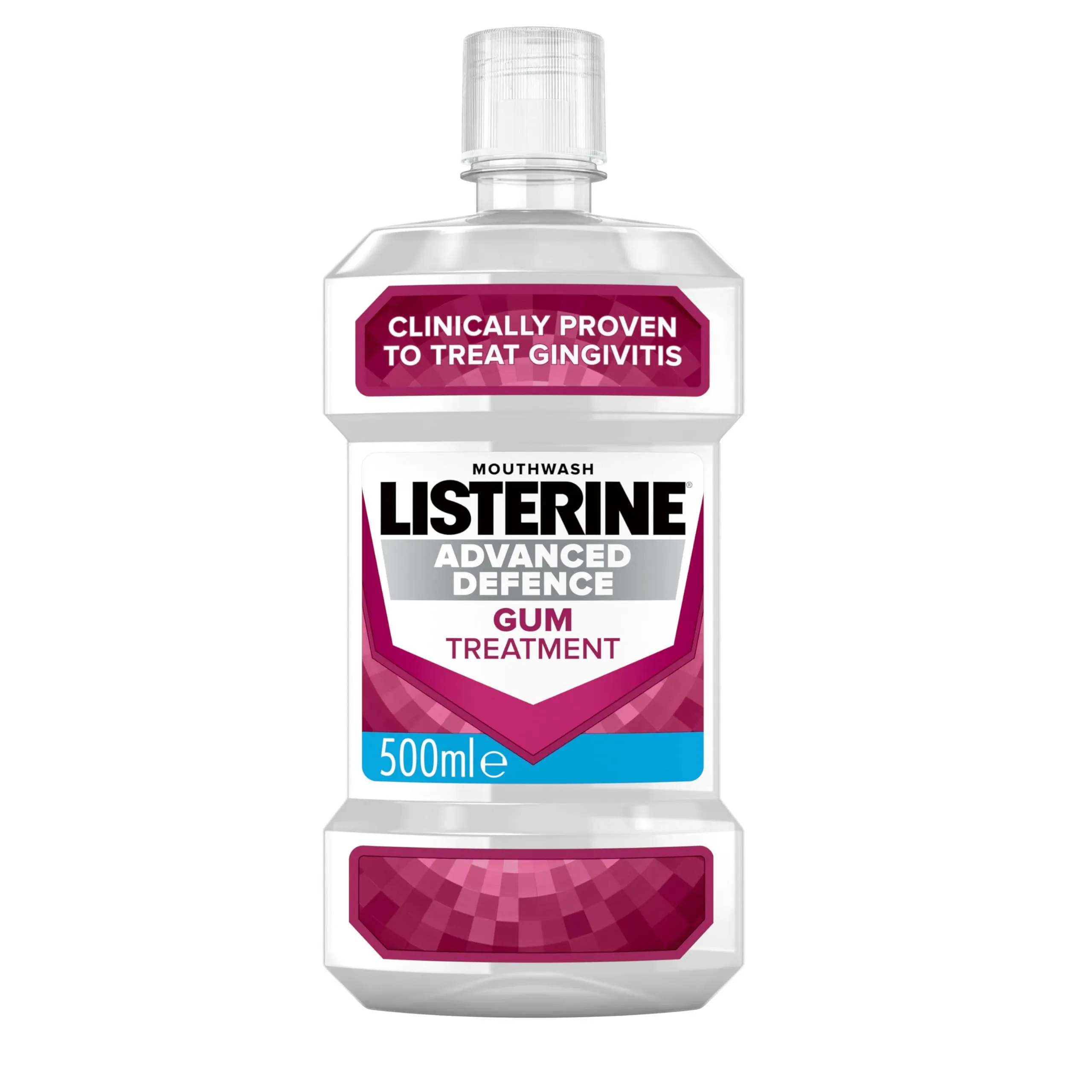 LISTERINE ADVANCED DEFENCE GUM TREATMENT MOUTHWASH 500MLS by Listerine