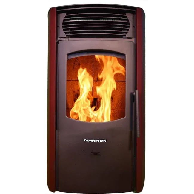 ComfortBilt HP50 Burgundy Pellet Stove 42,000 BTU