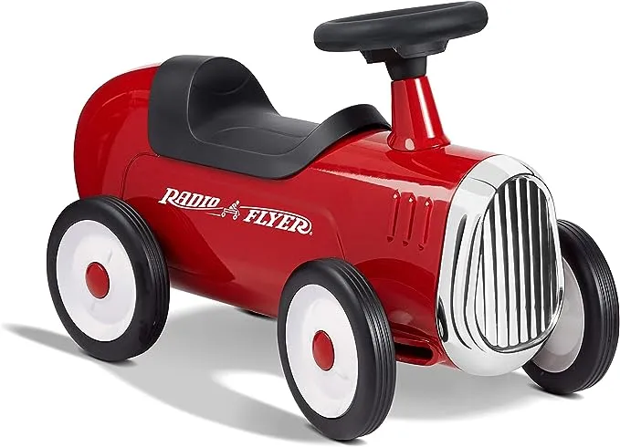 Radio Flyer Little Red Roadster, Toddler Ride on Toy, Ages 1-3 (Amazon Exclusive), 24“ Length