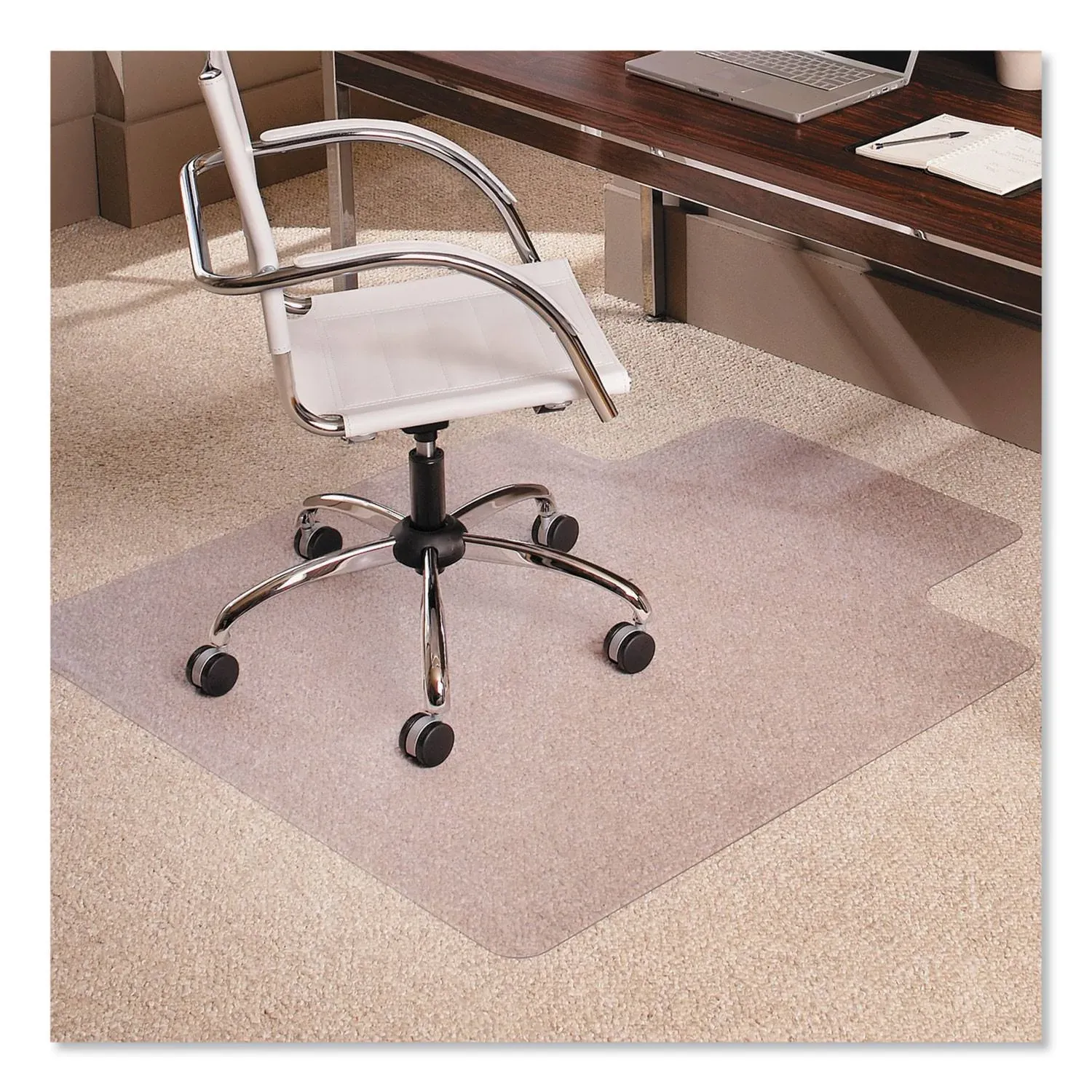 ES Robbins Multi-Task Series AnchorBar Lip Chair Mat for Carpet Up to