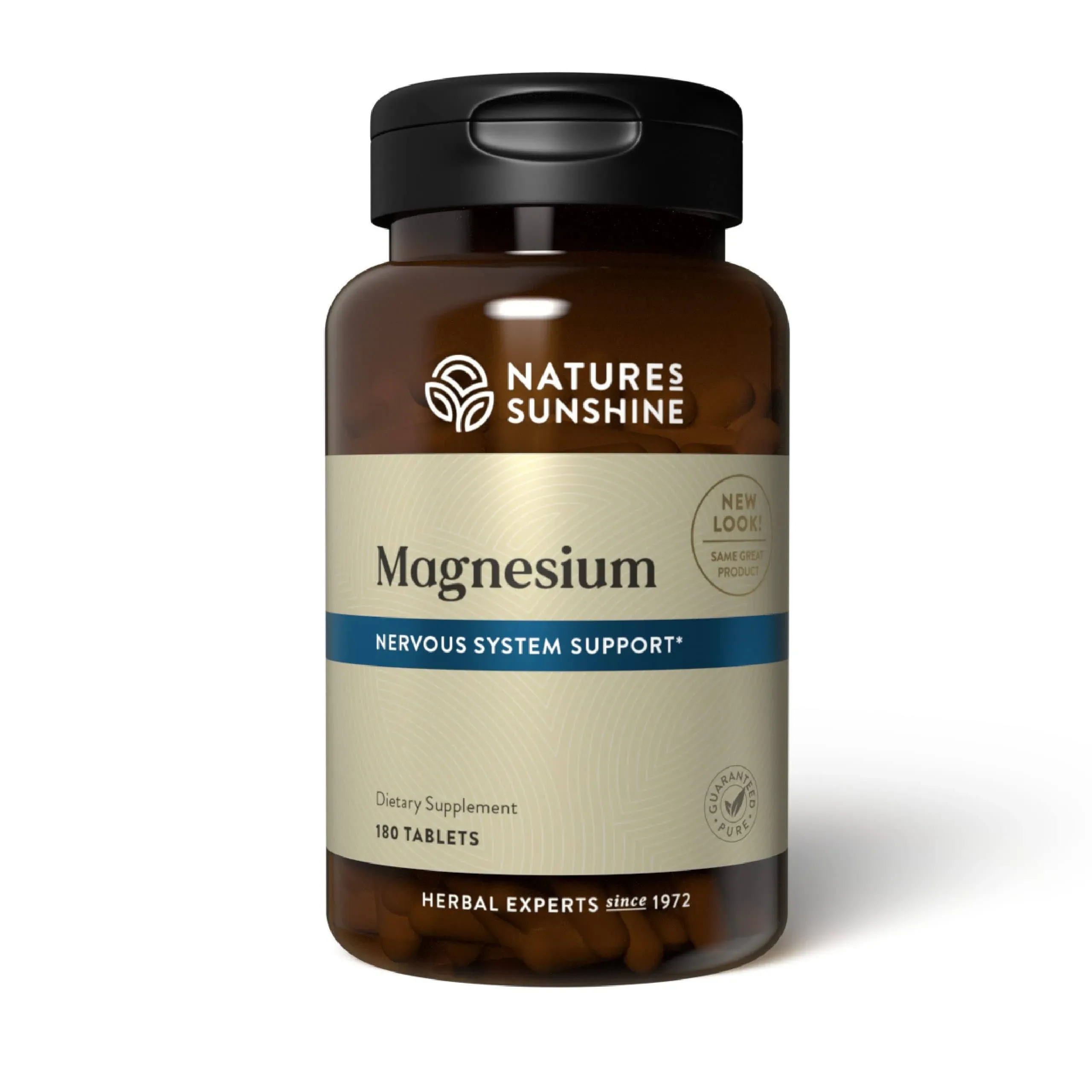 Nature&#039;s Sunshine Magnesium, 250 mg, 180 Tablets | Supports Both The Nervous and