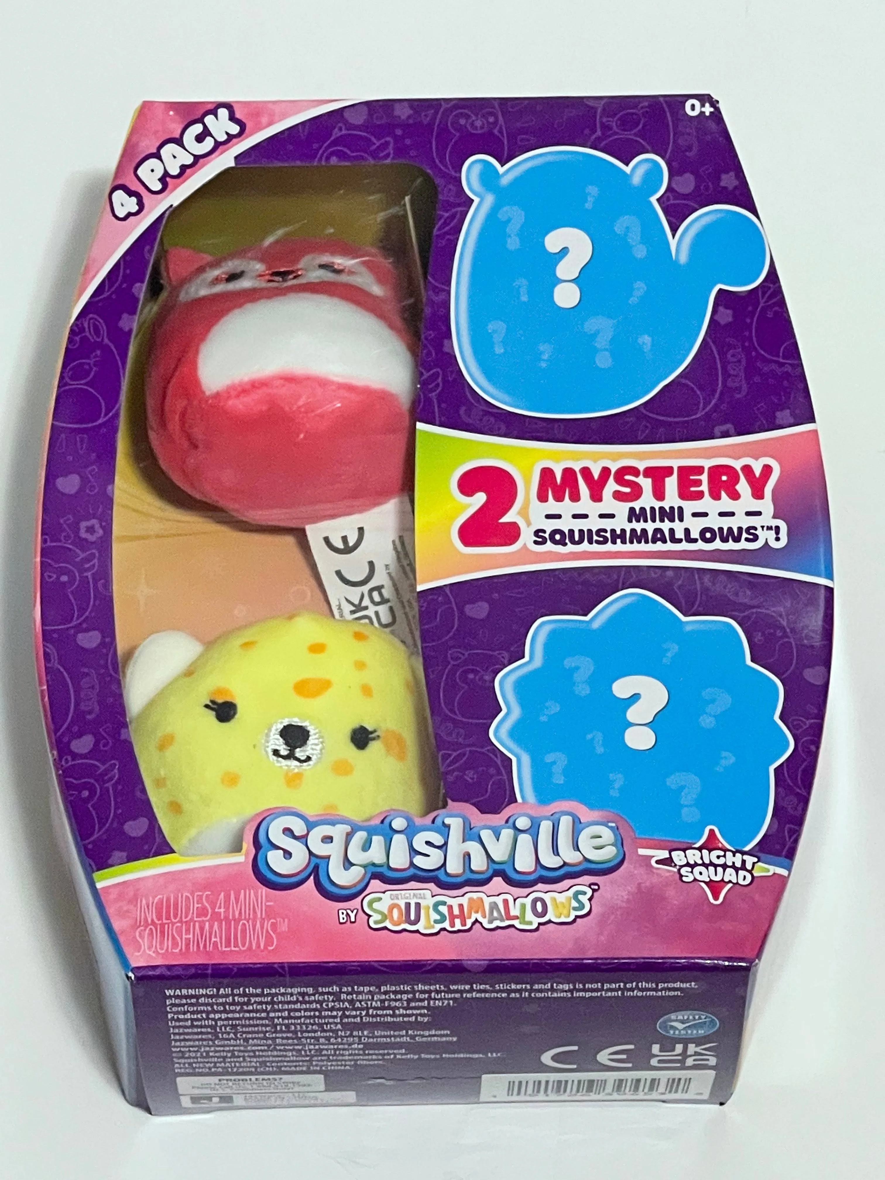 Squishville 4 pack mystery mini Squishmallows