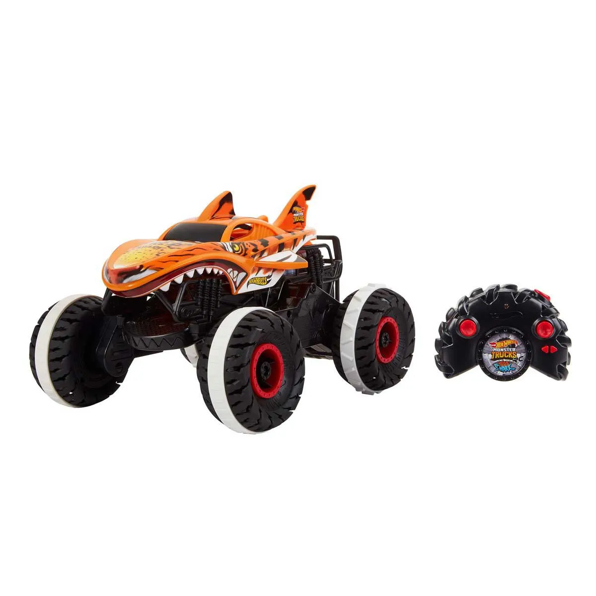 Hot Wheels Monster Trucks HW Unstoppable Tiger Shark Remote Control Car