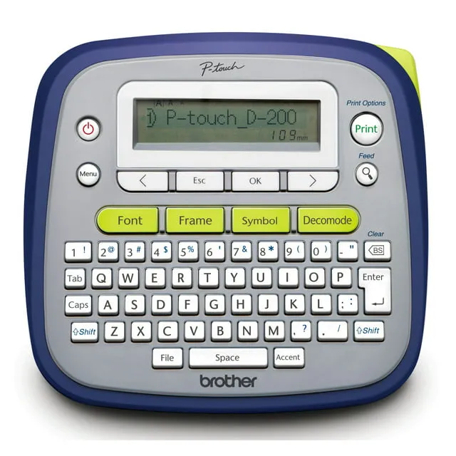 Brother P-Touch PT-D200G Home &amp; Office Label Maker, New &amp; Easy to Use