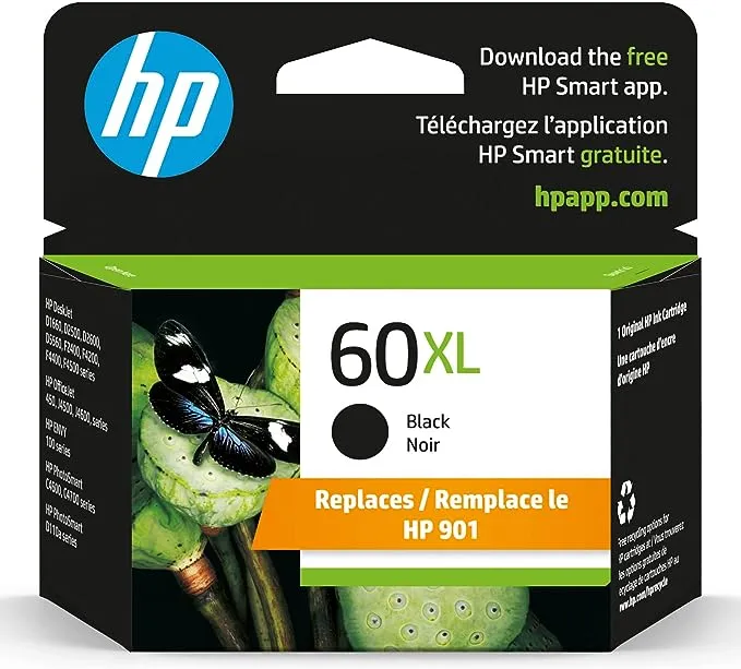 HP 60XL Black Ink Cartridge