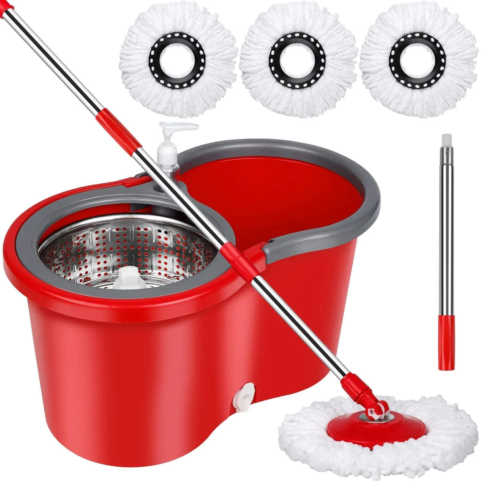 PULNDA Spin Mop and Bucket Set