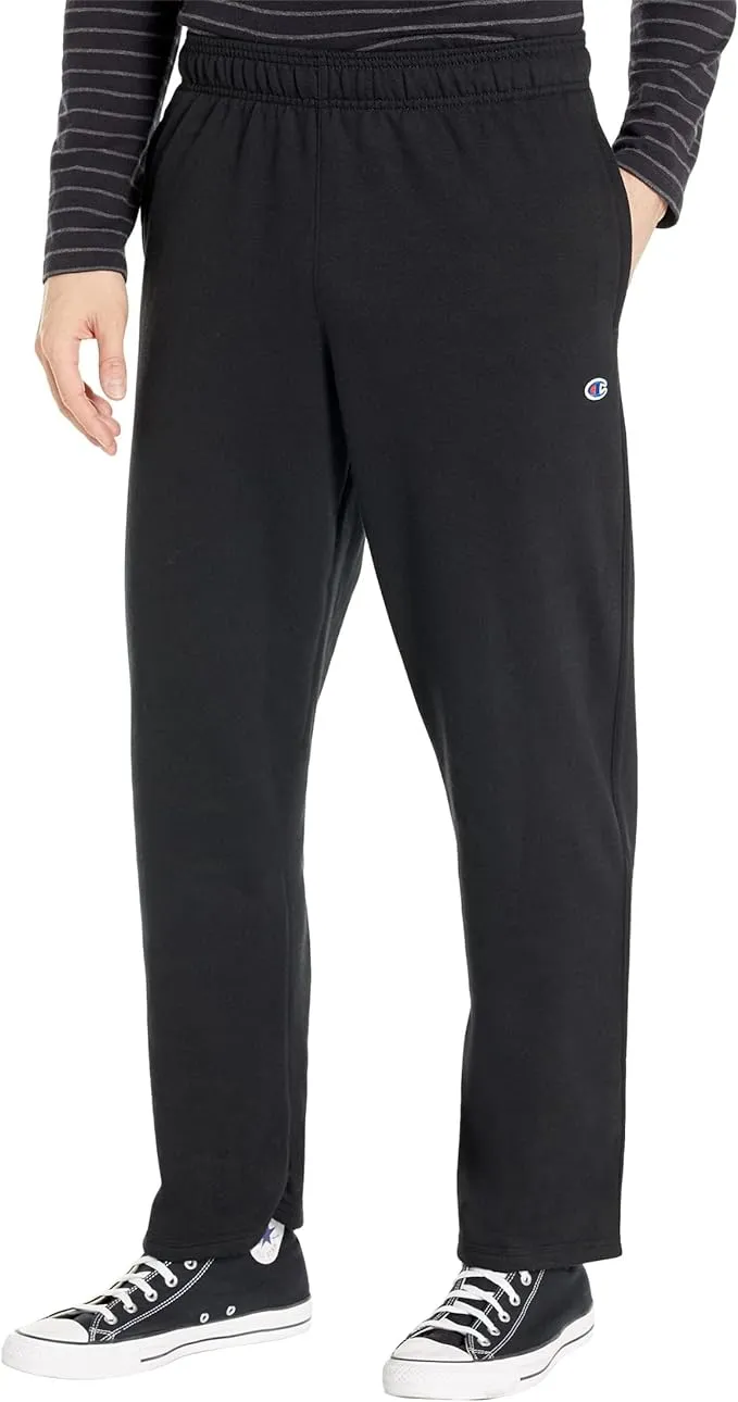 Champion Men's Sweatpants, Powerblend, Fleece, Open-bottom Sweatpants (Reg. Or Big & Tall)